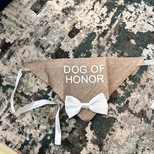Dog of Honor Bandana with Bow Tie
